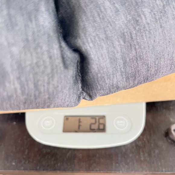 Uniqlo Down Jacket Women Small Grey Puffer Goose Down Feather Long Quilted Warm - Picture 10 of 11